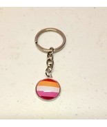 Lesbian Keychain LGBTQ+ Flag Gay Pride - $6.99