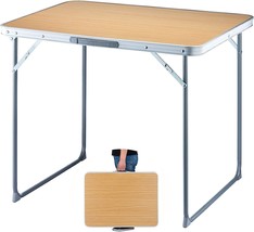 Fundango Portable Table Lightweight Foldable With Handle, 31.5&quot;X23.6&quot;X26.8. - £46.42 GBP
