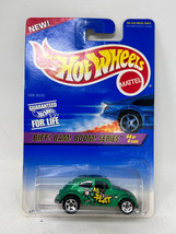 Vintage Hot Wheels Green VW Bug 1996 Biff! Bam! Boom! Series #4 Of 4  5 Spoke - £3.67 GBP
