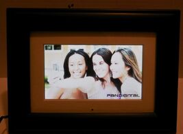 Pandigital 7" Digital Photo Frame Black Tested Works - $29.65