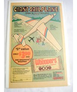 1979 Whoppers Candy Color Ad with Sailplane - £6.40 GBP