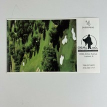 Cog Hill Country Golf Club Dubsdread #4 Course Scorecard Blank Lemont Il... - $19.79