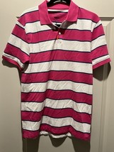 Nike Dri-FIT Men&#39;s Everyday Striped Golf Polo Shirt (Active Pink) DH0903... - $49.99