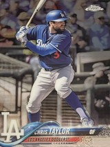 2018 Topps Chrome Chris Taylor MLB Los Angeles Dodgers - MLB Baseball Ca... - £3.18 GBP
