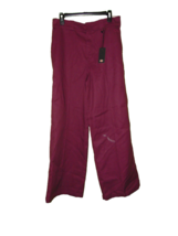 Dickies BURGANDY Wide Leg Work Pants 10R WOMEN NEW - $21.38