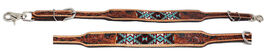 Western  Tack Floral Tooled Leather Wither Breast Collar Strap  10505 - $32.66