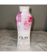 Olay Fresh Outlast Rose Water &amp; Sweet Nectar Body Wash, 30 fl oz - £5.93 GBP