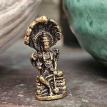 Vishnu Mini Statue Hindu Dashboard Statue Murti Gods Icon Boxed Gift Religion - $13.98