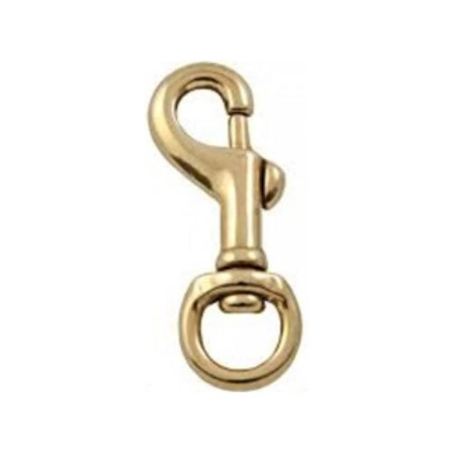 Brass Round Eye Snap Hook - 1/2&quot; - $30.58