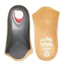 Pedag Viva Mini 3/4 Insoles Tan Relieves Tired Feet Supports Arch When M... - $29.99