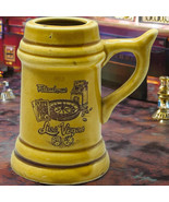 Vtg Small Las Vegas Souvenir Mini Mug Beer Casino Gambling - €9,71 EUR