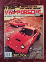 Rare Vw Porsche Magazine December 1986 V-8 Porsche Canyon Racers - £11.51 GBP