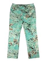 Soft Surroundings Pants Women Large Paloma Floral Tropical Ankle Pull On... - $28.70