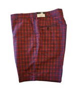 Vintage Hamilton House Plaid Shorts Mens 38 Wallace Red Tartan Surf Skat... - €56,48 EUR
