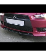 front bumper lip side splitter spoiler for mitsubishi lancer x 07-10 year. - $1,303.91 MXN