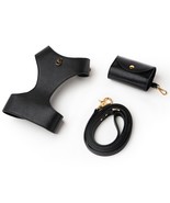 3in1 Set - Dog Harness, Leash, Dispenser Bag - Tino Black - £128.53 GBP