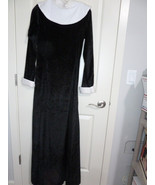 Black Dress Costume Long Cosplay Party Witch Victorian maid Ruth Bader G... - £14.85 GBP