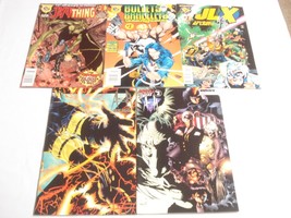 3 Amalgam Comics Bat-Thing, Bullets and Bracelets, JLX Two Event Comics Ash Zero - £6.48 GBP