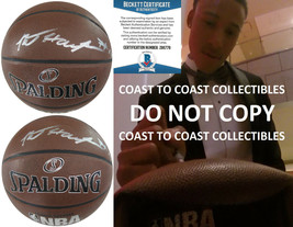 RJ Hampton New Zealand Breakers autographed NBA basketball COA proof Beckett BAS - £155.74 GBP
