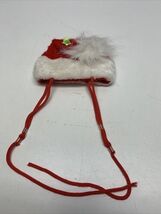 Santa Hat Dog Costume Dogwear Christmas Xmas Elves Hat KG Size Small Gre... - $7.91