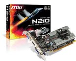 MSI Geforce 210 1024 MB DDR3 PCI-Express 2.0 Graphics Card MD1G/D3 - $63.02