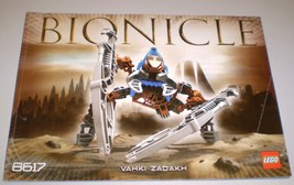 Used Lego Technic Bionicle INSTRUCTION BOOK ONLY # 8617 Zadakh Metru Nui... - $9.95