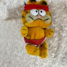 Vintage Garfield Armchair Athlete Bean Bag Plush With Tags Stuffed Anima... - $18.81