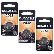 3X Duracell DL2032 3V Lithium Coin Cell Battery SB-T15, 2032, EA2032C, ECR2032,  - £6.67 GBP