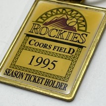 1995 Colorado Rockies Coors Field Advertising MLB Baseball Sports Keychain - $9.95