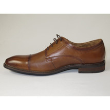 Men's Shoes Steve Madden Soft Leather upper Lace Up Navin Brandy image 5