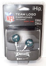 Ihip Philadelphia Eagles Logo Nfl Football Earphones Ear Buds Headphone New 2011 - £3.93 GBP