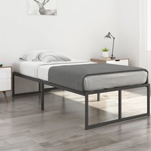 Metal Bed Frame Full/Queen - 16&quot; Heavy-Duty, No Box Spring, Storage - $173.99