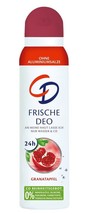 Cd Deodorant Spray:Pomegranate 150ml-Made In Germany-FREE Shipping - £7.24 GBP
