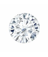 Forever One Round 7mm 1.20CT DEF Certified Charles and Colvard - £288.05 GBP