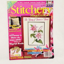 The Stitchery Magazine Cross Stitch Patterns July 1998 Frogs Germany Ohio Flower - £11.95 GBP