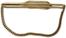 1/20 12K Yellow Gold Filled Tie Bar Necktie Suit Vintage Twisted - $34.64