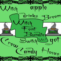 Witch Font Bundle Vol. 1 - £0.98 GBP