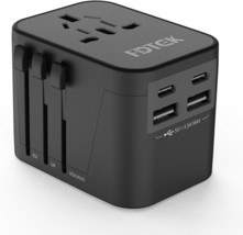 Universal Travel Adapter International Universal Adapter European Travel... - £32.15 GBP