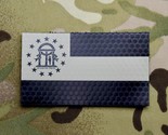 Infrared Georgia State Flag Patch GA IR US Army Navy SEAL NSWDG Peach State - £9.89 GBP