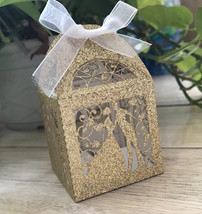 100pcs Glitter Gold gift box,1.97x 1.97x3.35&#39;&#39;wedding Favor Box,Party Fa... - $48.00