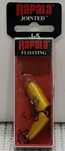 Rapala 0140-3802 Floating Jointed Minnow Lure, Gold, 2&quot;, 1/8 Oz New - $12.86