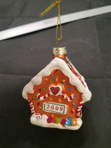Gingerbread House Holiday Ornament 2009 By World Market Nib - £7.52 GBP