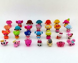Mini Lalaloopsy Doll Button Eyes (5 pc Set) 1&quot; Tall Playhouse Cake Toppers - £6.29 GBP