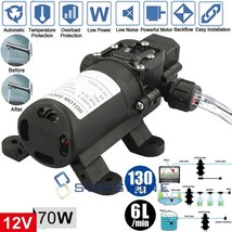 12V Automatic Fresh Water Pressure Diaphragm Pump 6Gpm 130Psi For Boat/M... - £46.12 GBP