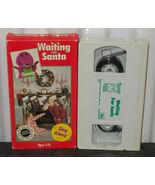Barney Waiting For Santa VHS Tape 1992 Christmas Holiday Lyons Group Kid... - $49.45