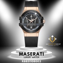 Maserati analógico esfera negra acero inoxidable reloj de cuarzo para hombre-... - £141.09 GBP