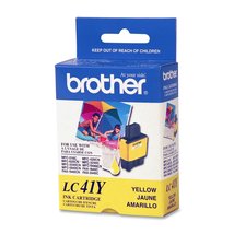 Brother LC41Y Ink Cartridge, 400 Page Yield, Yellow - £14.00 GBP