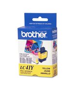 Brother LC41Y Ink Cartridge, 400 Page Yield, Yellow - £13.41 GBP