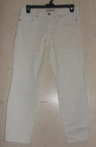 EXCELLENT WOMENS / JUNIORS phat fashions SILVER LABEL WHITE DENIM JEANS ... - $25.20