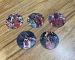 Vintage Lot of 5 1995 Upper Deck NBA Chicago Bulls Michael Jordan Pog KG JD - $9.90